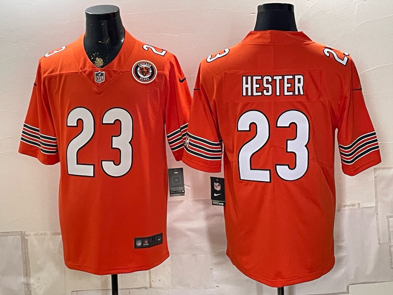 Men 2026 Chicago Bears #23 Hester orange Nike Limited NFL Jersey 0903002